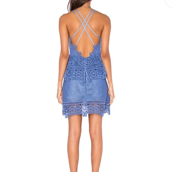 NWT Self-Portrait | Guipure Lace Peplum Dress - Picture 2 of 15